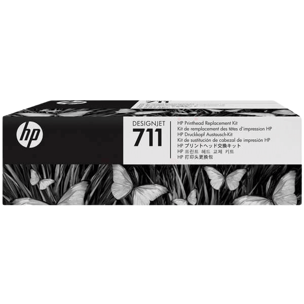 HP 711 / C1Q10A printhoved - Tillbehör - Original