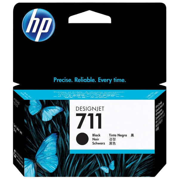 HP 711 / CZ129A svart bläckpatron - Original