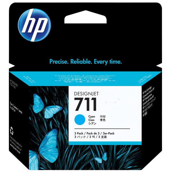HP 711 / CZ134A cyan XL bläckpatron - Original
