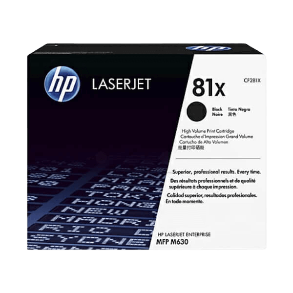 HP 81X / CF281X svart XL toner - Original