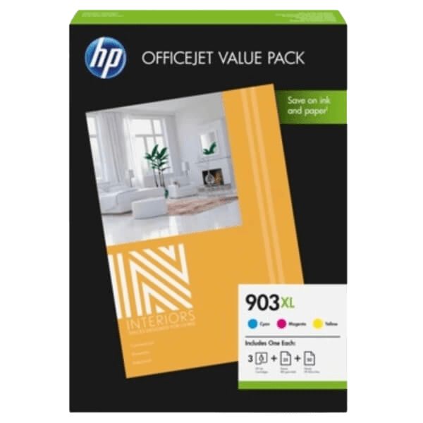 HP 903 / 1CC20AE CMY XL rabattpaket - Original