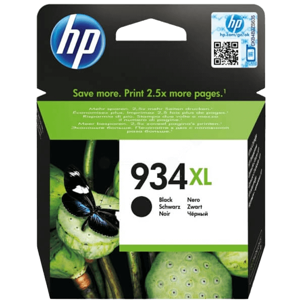 HP 934 / C2P23AE svart XL bläckpatron - Original