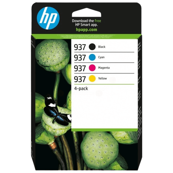 HP 937 / 6C400NE CMYK rabattpaket - Original