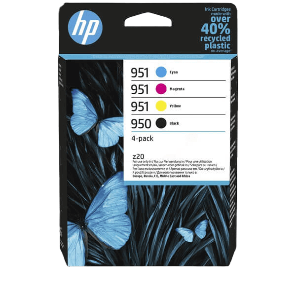 HP 950 + 951 / 6ZC65AE CMYK rabattpaket - Original