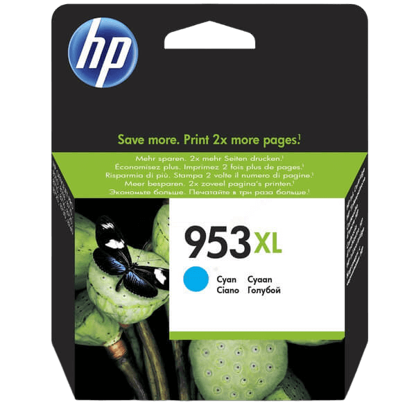 HP 953 / F6U16AE cyan XL bläckpatron - Original