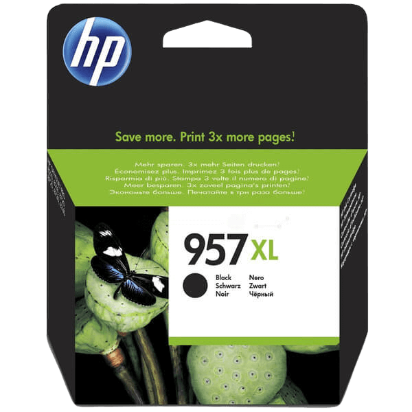 HP 957 / L0R40AE svart XXL bläckpatron - Original
