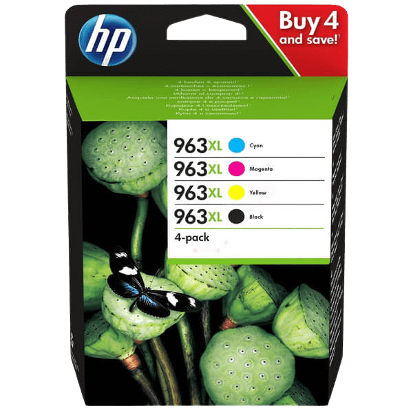 HP 963XL / 3YP35AE CMYK XL rabattpaket - Original