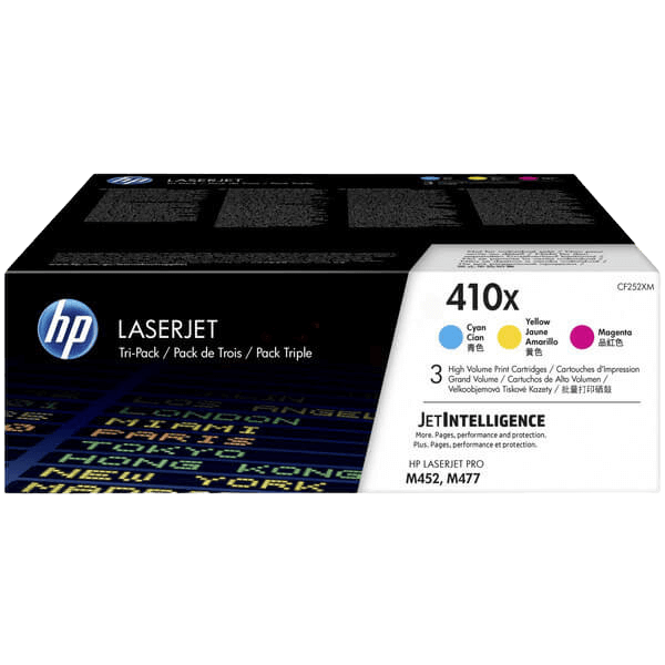 HP CF252XM / 410X CMY XL rabattpaket - Original