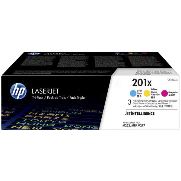 HP CF253XM / 201X CMY XL rabattpaket - Original