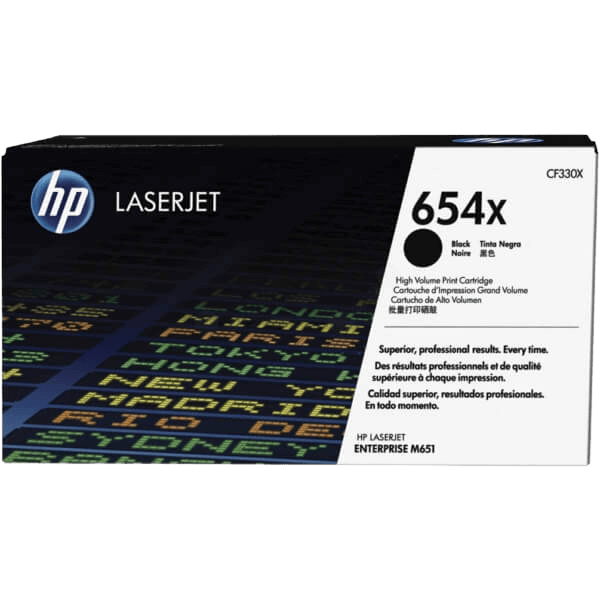HP CF330X / 654X svart XL toner - Original