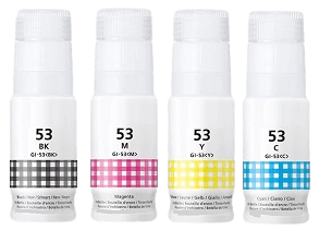 Canon GI-53 CMYK "välj själv" rabattpaket rabatt paket - Kompatibel