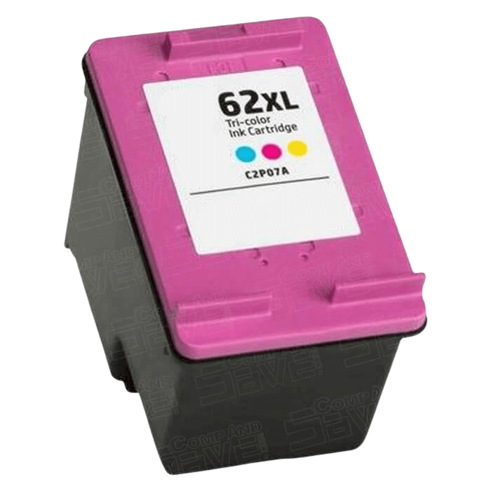 Kompatibel HP 62XL / C2P07AE 3 färger i en XL bläckpatron
