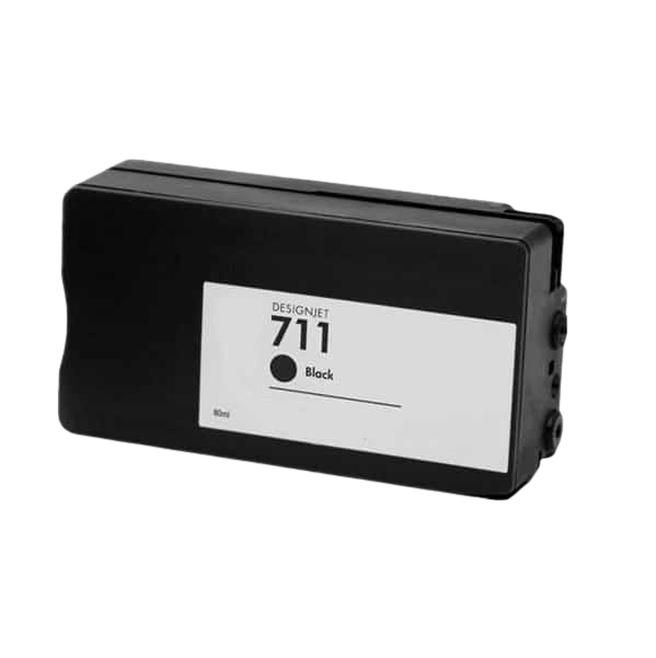 Kompatibel HP 711 / CZ133A svart bläckpatron