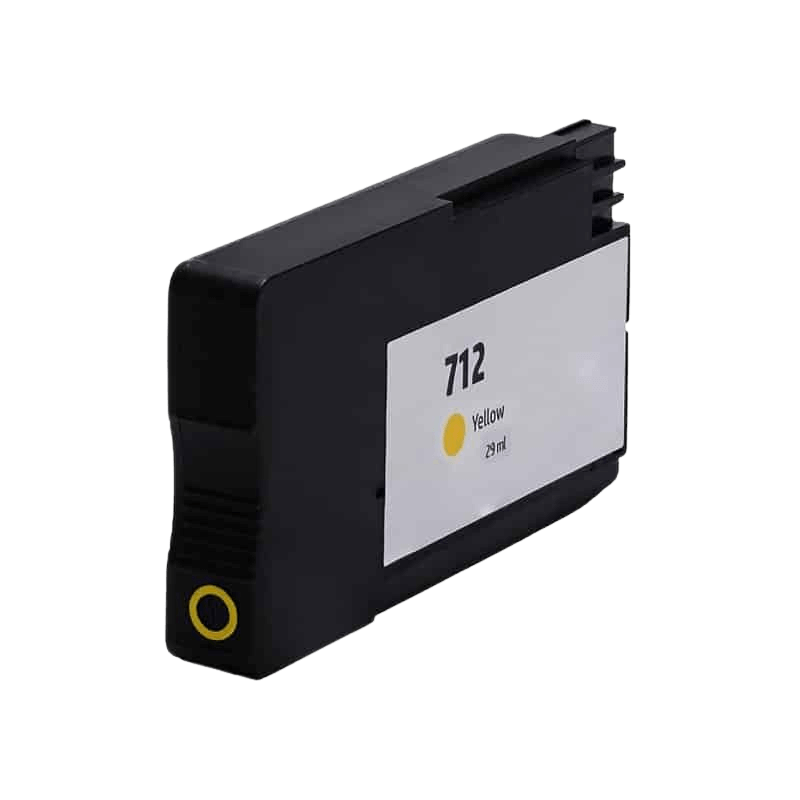 HP 712 / 3ED69A gul bläckpatron - Kompatibel
