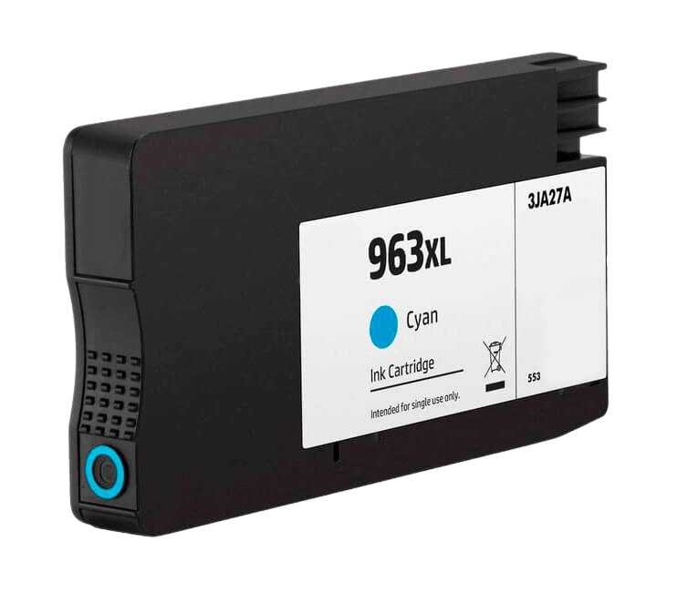 Kompatibel HP 963 / 3JA27AE cyan XL bläckpatron