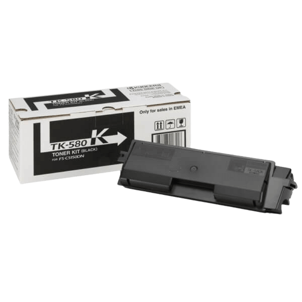 Kyocera TK-580K / 1T02KT0NL0 svart toner - Original