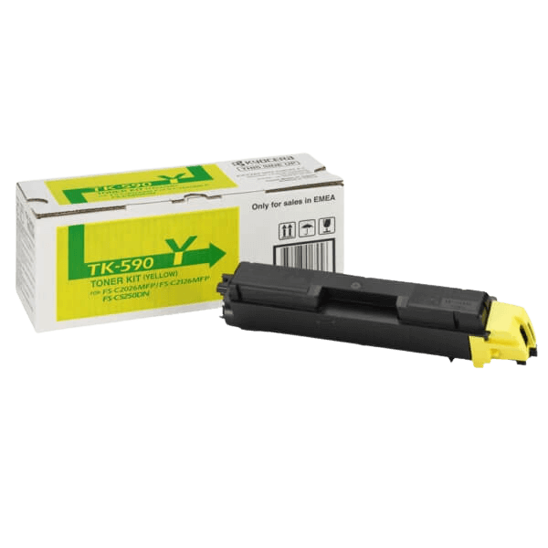 Kyocera TK-590Y / 1T02KVANL0 gul toner - Original