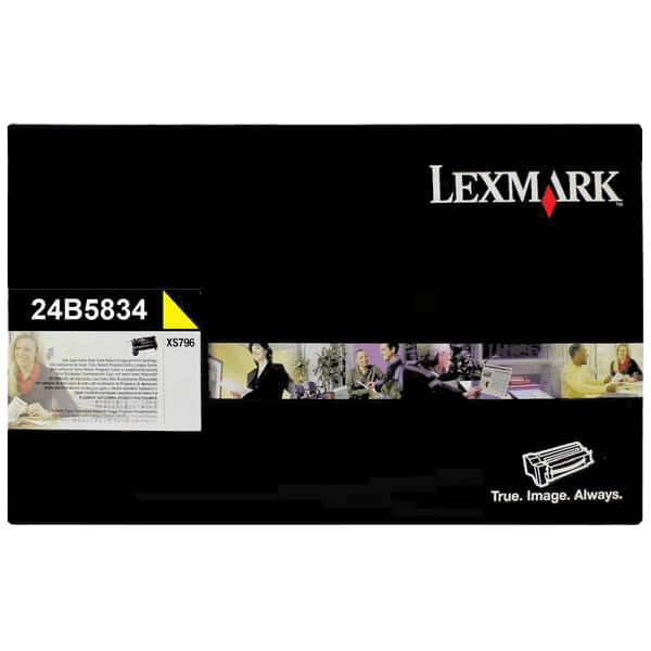 Lexmark 24B5834 gul toner - Original