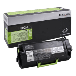 Lexmark 522H / 52D2H0E svart XL toner - Original