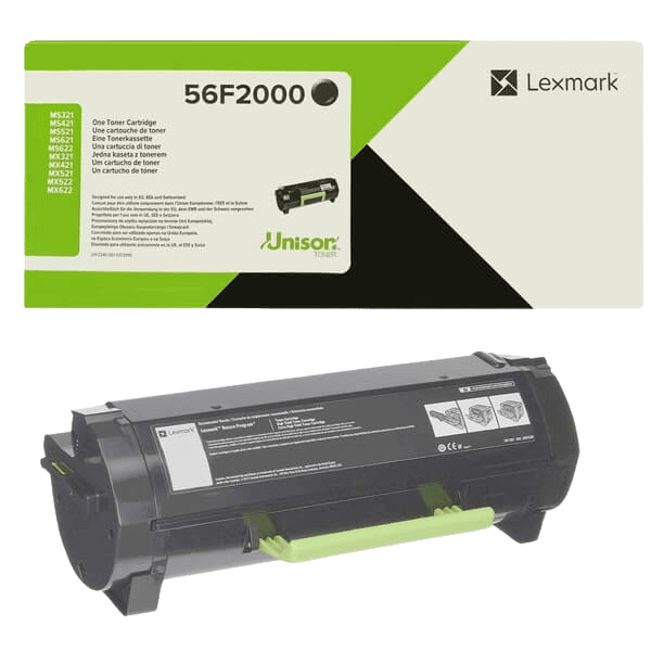 Lexmark 56F2000 svart toner - Original