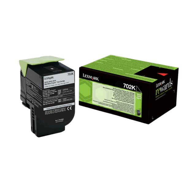 Lexmark 702K / 70C20K0 svart toner - Original
