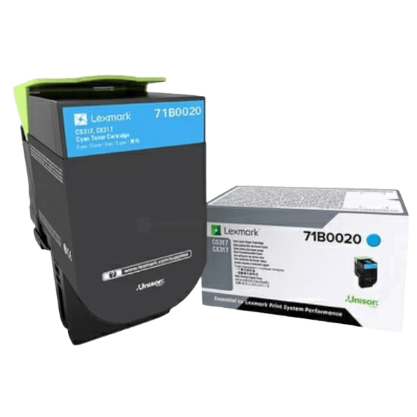 Lexmark 71B20C0 cyan toner - Original