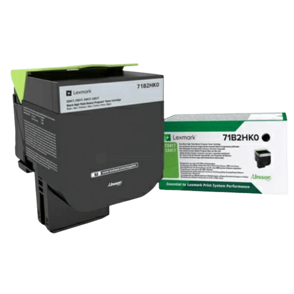 Lexmark 71B2HK0 svart XL toner - Original