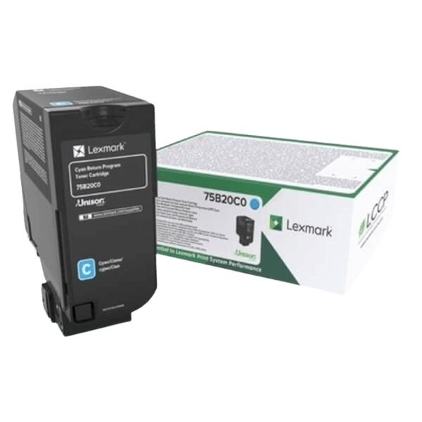 Lexmark 75B20C0 cyan toner - Original