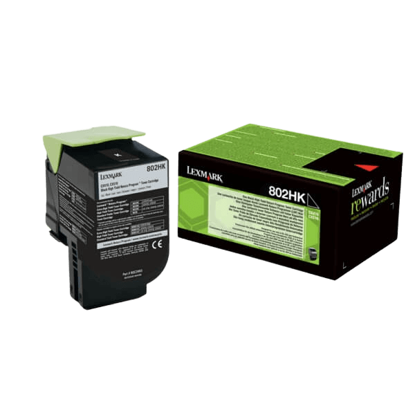 Lexmark 802HK / 80C2HK0 svart XXL toner - Original