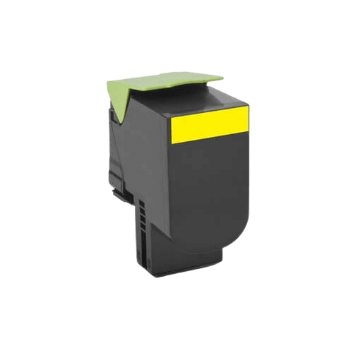 Lexmark 802SY / 80C2SY0 gul XL toner - Kompatibel