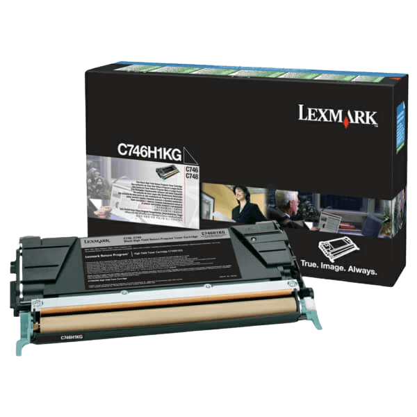 Lexmark C746 / C746H1KG svart toner - Original