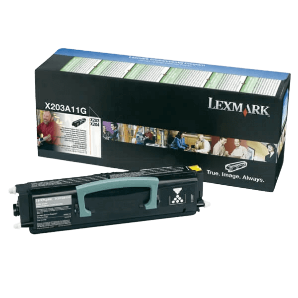 Lexmark X203A11G / X203A21G svart toner - Original