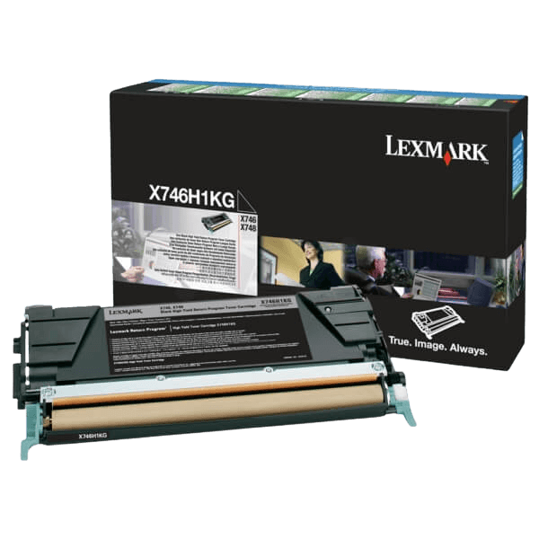 Lexmark X746 / X746H1KG svart XL toner - Original