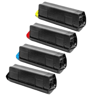 OKI 42127405 - 42127408 CMYK XL "välj själv" rabattpaket rabatt paket - Kompatibel