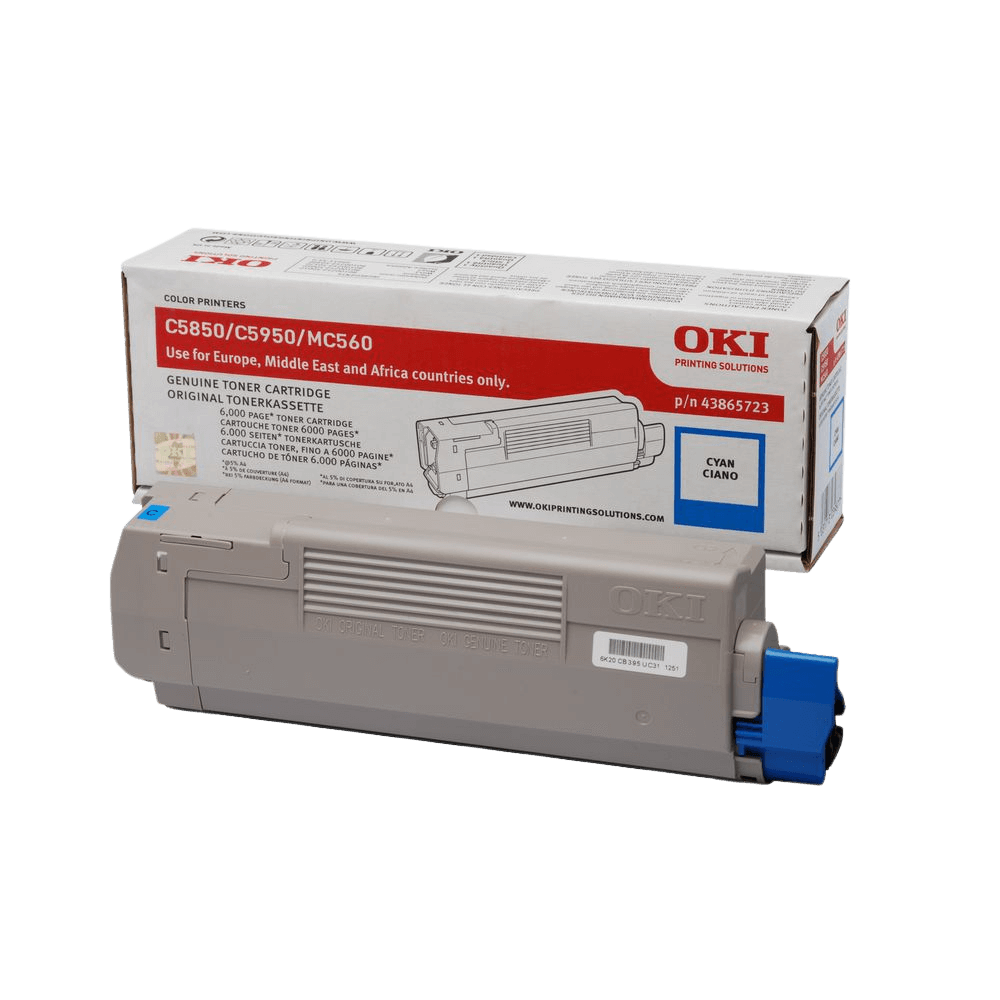 OKI 43865723 cyan toner - Original