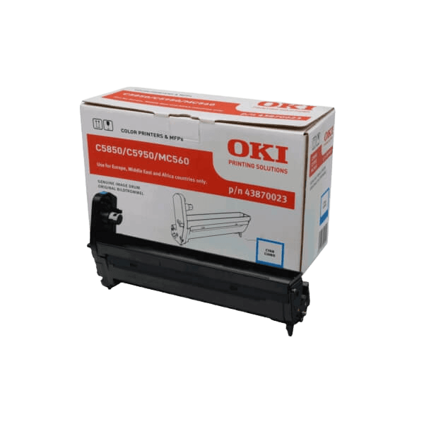 OKI 43870023 cyan trumma - Tillbehör - Original