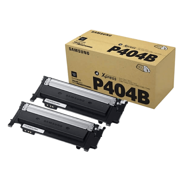 Samsung CLT-P404B / SU364A svart twin pack toner - Original