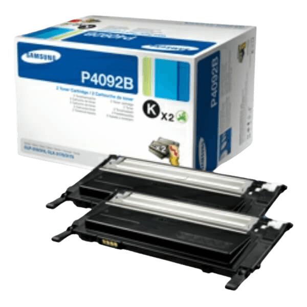 Samsung CLT-P4092B / SU391A svart twin pack toner - Original
